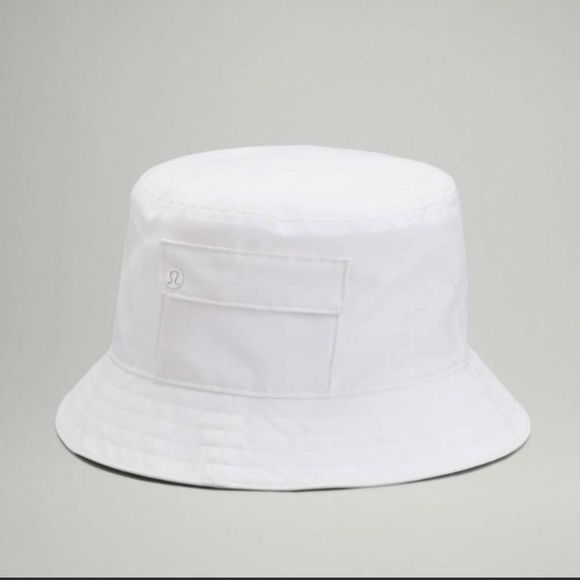 NWT Lululemon Women's On My Level Bucket Hat with Pocket M/L White - Picture 3 of 8